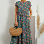 Green Little Yellow Flower / XL