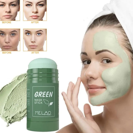 Green Tea Mask for Face (1.35oz) Luxury Clay Detox for Scrub Skin Care Exfoliator alternative for Clay Mud Facial Masks and Blends. Hydrating Pore Cleansing Beauty Exfoliating Products for Acn