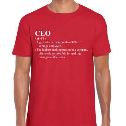 CEO Definition Men's T-shirt