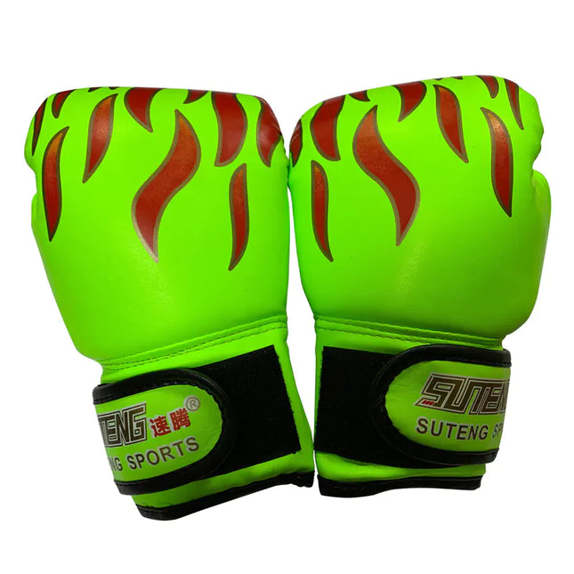 Colorful Flame Children's Gloves for Boxing Training