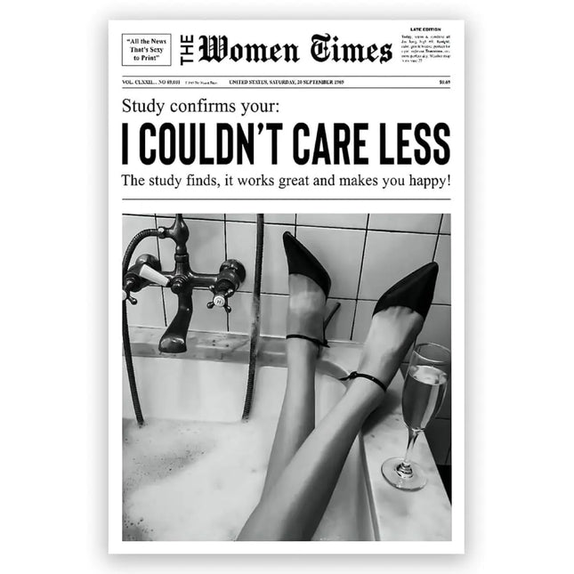 Newspaper Wall Art Trendy Preppy Cowgirl NewsPaper Vintage Wall Art Black and White Wall Art Canvas Prints Posters for Girl Home Dorm living Room Kitchen Bedroom Wall Decor16x24inch Unframed
