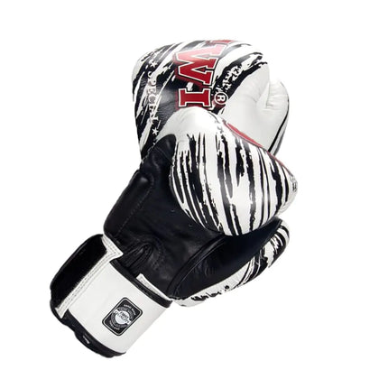 Twins Boxing Muay Thai Training Sparring Gloves (TW2 White/Black10 oz)