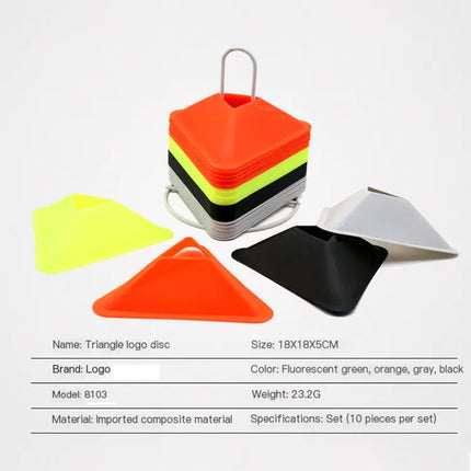 Triangular Sign Cones for Disc Golf Competition