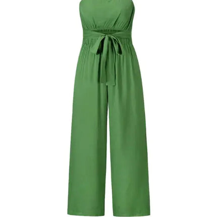 Ribbon Tube Jumpsuit
