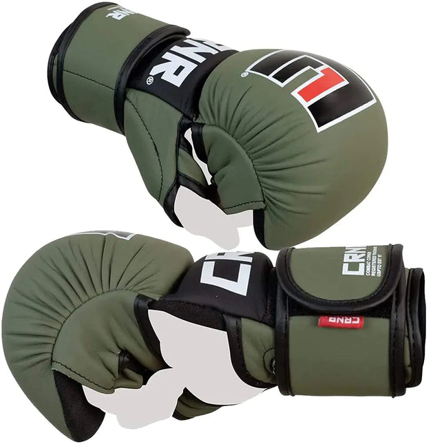 Combat Corner - MMA Spar Gloves for Men and Women - Kickboxing MMA Muay Thai Sparring Training Gloves | OD Green