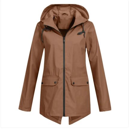 Windbreaker Zipper Hooded Lightweight Outdoor Windproof Jacket Thin Outdoor Jacket Women