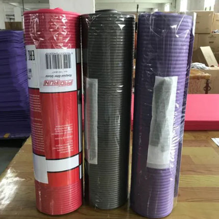 NBR Striped Yoga Mat