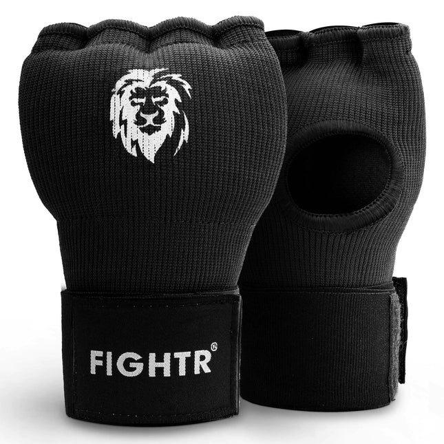 FIGHTR® Premium Gel Inner Gloves - Quick Wrapping & More Stability | Gel Hand Wraps for Boxing MMA Muay Thai & Martial Arts | with Long Wrist Wrap